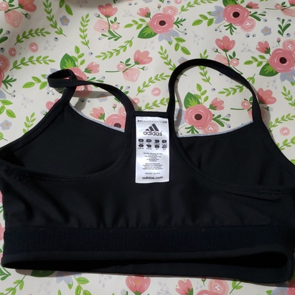 ADIDAS WOMEN'S BRA SPORTS COLOR BLACK SIZE SMALL - Picture 6 of 8